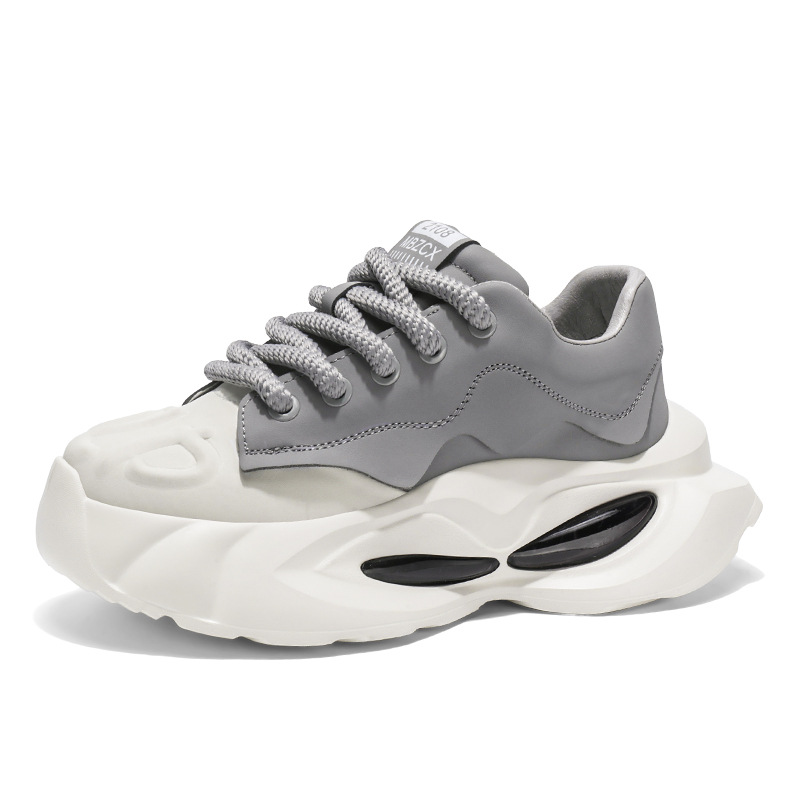 2026 Spring New Fashion Versatile Trend Casual Anti-Slip Wear-Resistant Thick Soled Dad Shoes